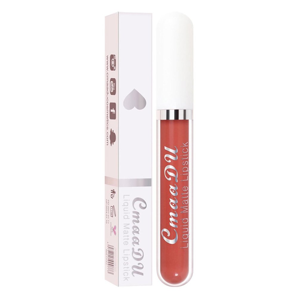 Hydrating Gloss Long Lasting Beauty Lip Matte Deep Red Lipstick Non Fading 01